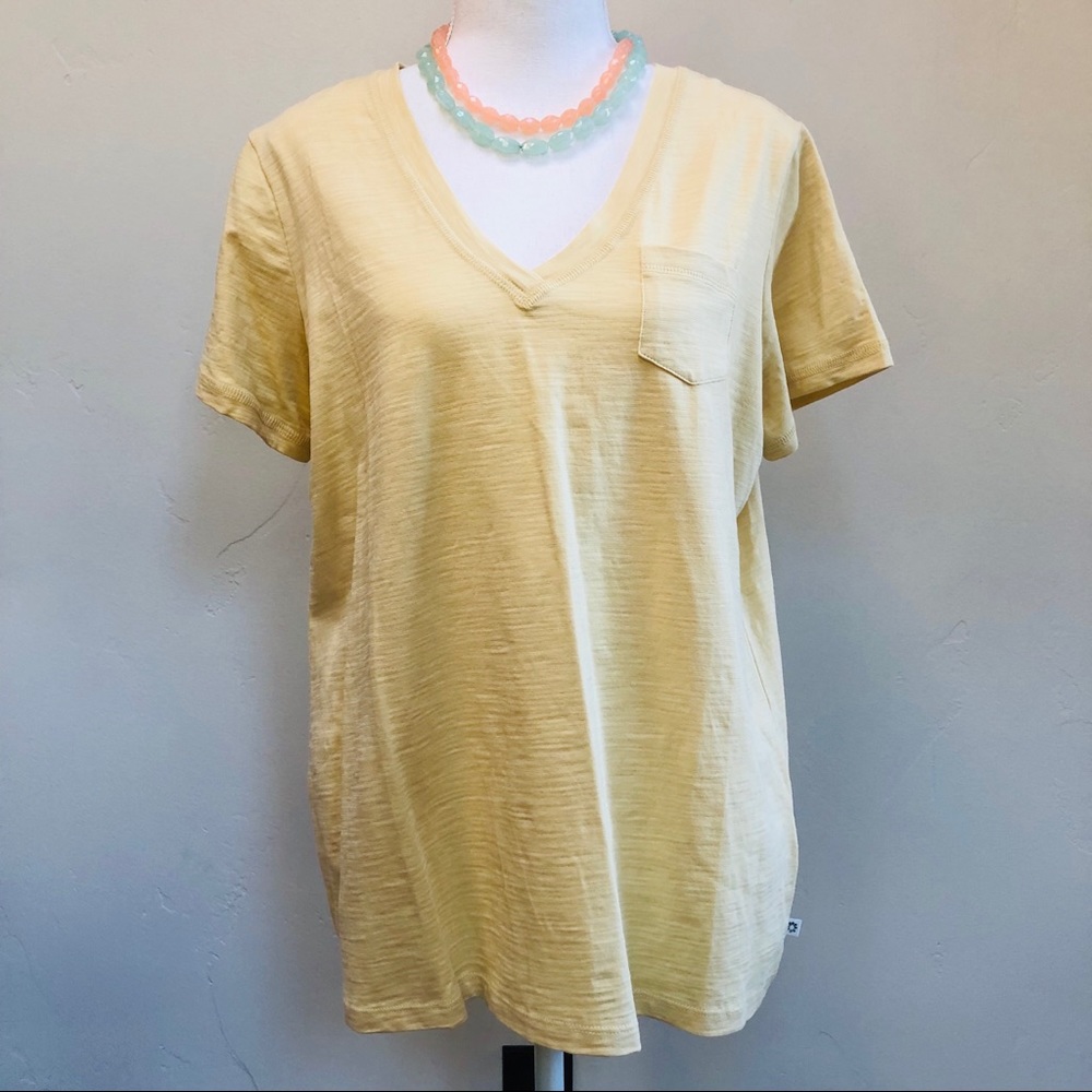 Zenergy by CHICO’S Knit Slub V Neck Top